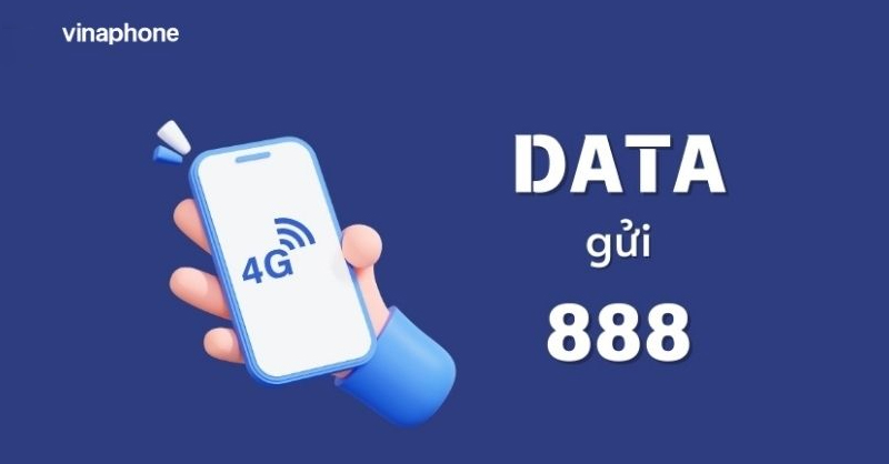 Kiểm tra dung lượng 4G qua tin nhắn DATA gửi 888