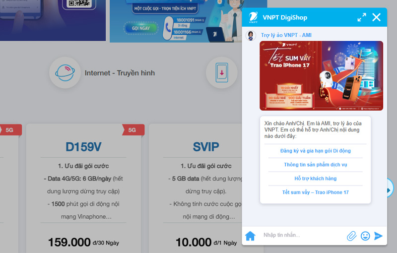 Chọn Hỗ trợ khách hàng, nhập số điện thoại và xác thực bằng mã OTP