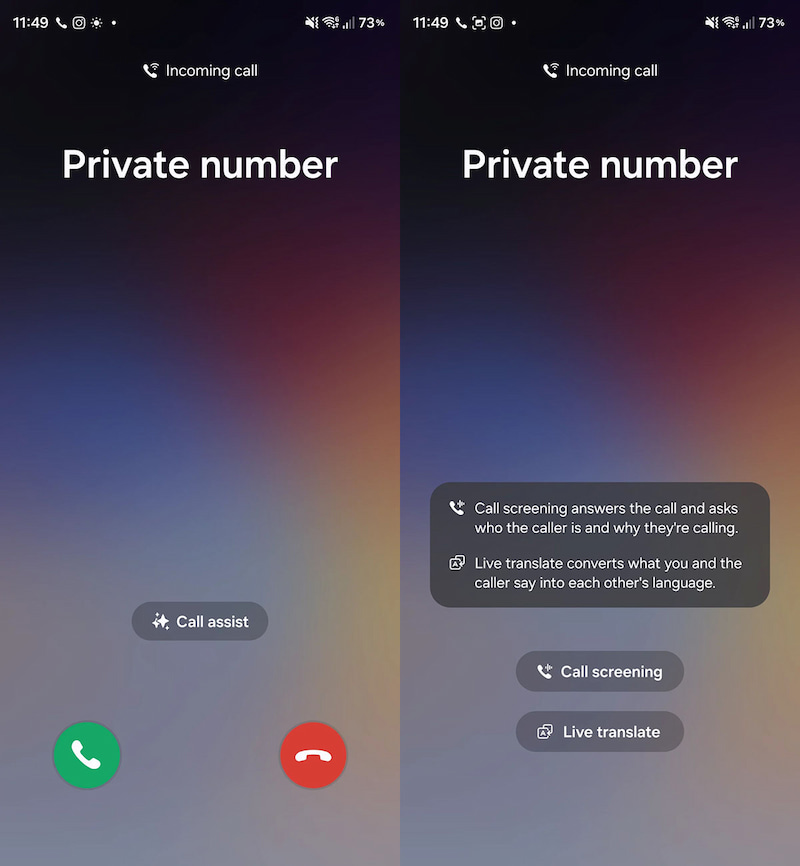 Tính năng Call Screening trên Galaxy S26