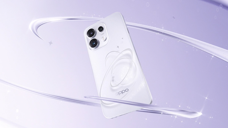 OPPO Reno16 F 5G có thiết kế nguyên khối liền mạch