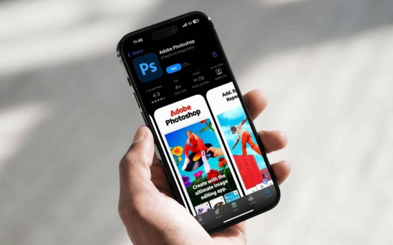 Ứng dụng Photoshop trên iPhone