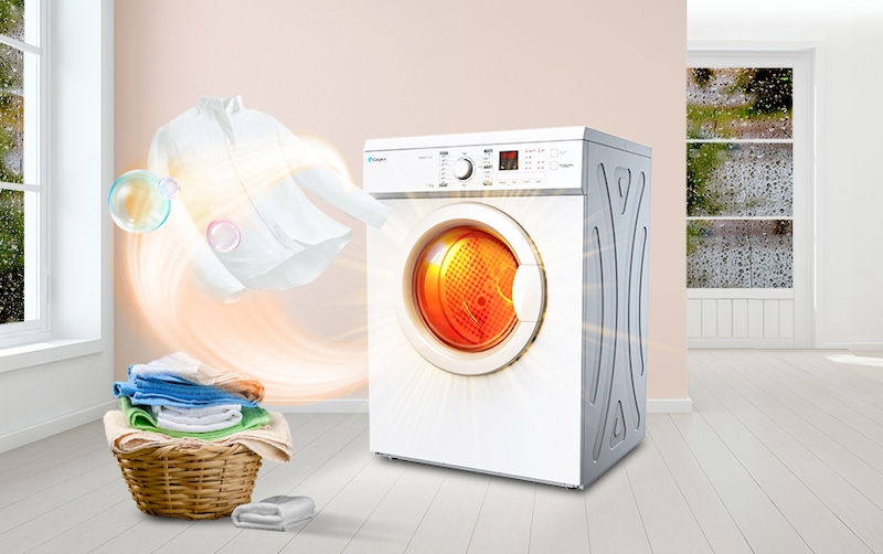 Máy sấy Casper giảm nhăn quần áo
