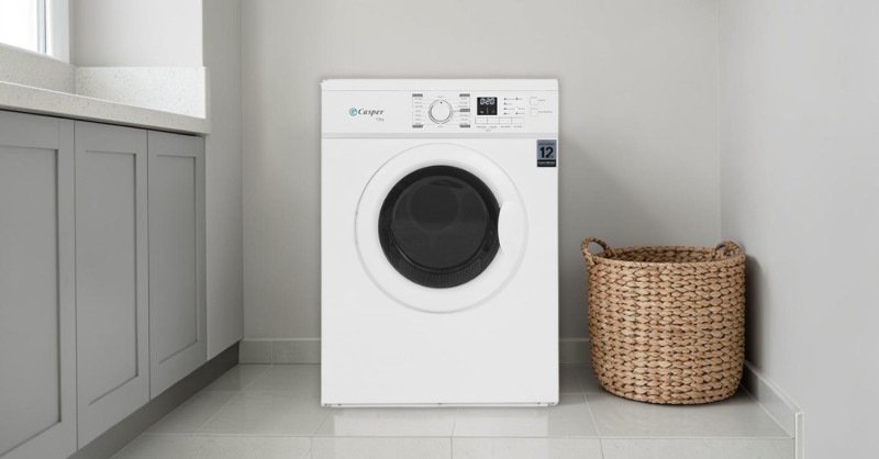 Máy sấy Casper hài hòa với mọi không gian nội thất gia đình