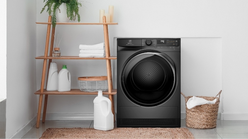 Máy sấy Electrolux hoạt động bền bỉ và chăm sóc sợi vải