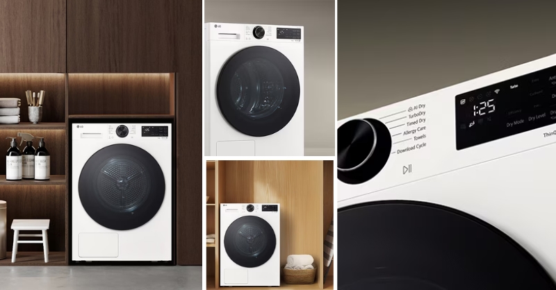 Máy sấy LG thiết kế hiện đại, sang trọng