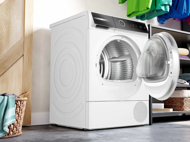 Vệ sinh bộ ngưng tụ/ bộ trao đổi nhiệt của máy sấy Bosch