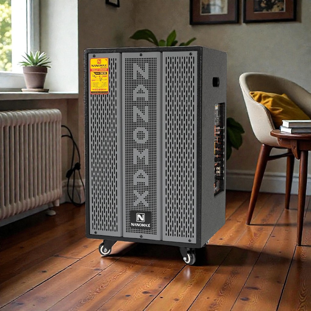 Loa kéo Nanomax K-360 nổi bật với thiết kế gọn nhẹ