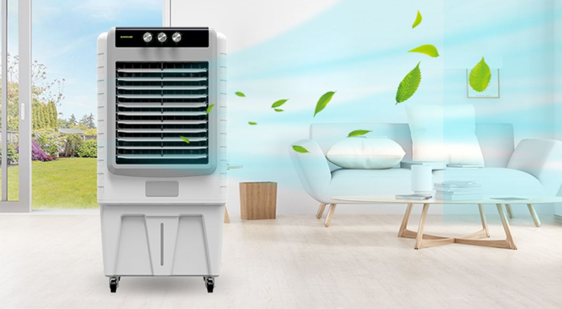 Máy làm mát không khí Sunhouse SHD7776 200W có thiết kế hiện đại