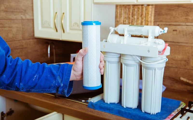 Máy lọc nước bị e khí do nhiều nguyên nhân khác nhau