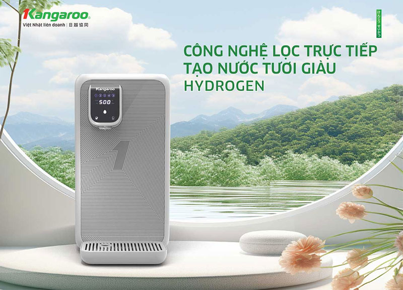 Máy Lọc Nước Kangaroo KG400HD có kiểu dáng nhỏ gọn