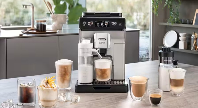 Máy pha cà phê tự động tích hợp nhiều tính năng thông minh