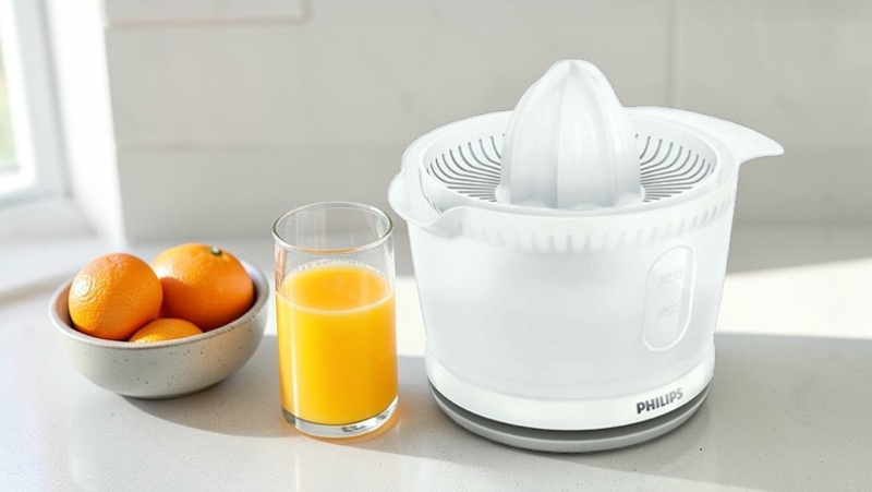 Máy vắt cam Philips HR2738 25W có khả năng vắt cam ấn tượng