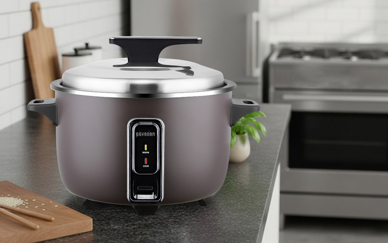 Nồi Cơm Paveden PRC-1635BR đáp ứng nhu cầu nấu cơm số lượng lớn