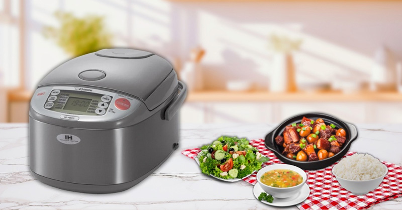 Nồi Cơm Điện Zojirushi NP-HBQ10 có thiết kế hiện đại