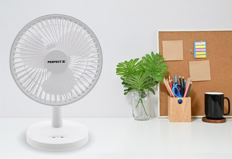 Quạt Để Bàn Có Sạc Tích Điện Perfect PF-QB2170 tô điểm không gian sống