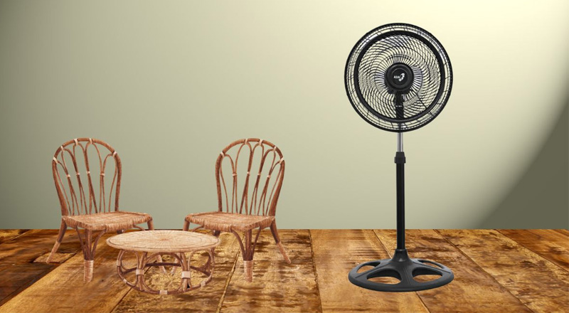 Quạt đứng Asiavina Turbo One VY619990 55W - Đen