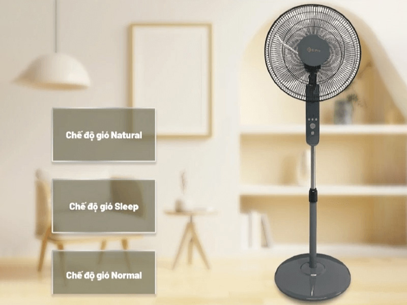 Quạt đứng có remote E-Pro VEP-SF40-A12R 55W