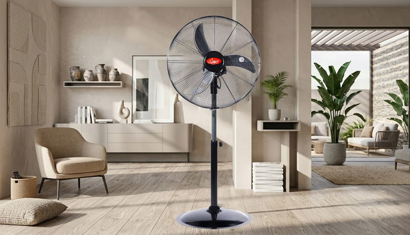 Quạt đứng Limpio DSI-2460 được làm từ chất liệu nhựa bền bỉ