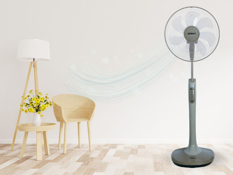 Quạt đứng Senko DR1608 - Kem Nâu