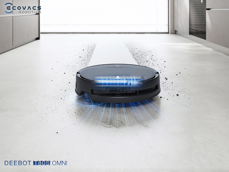 Robot Hút Bụi Thông Minh Ecovacs T80S OMNI Màu Đen