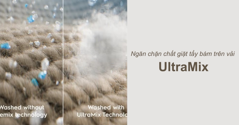 Công nghệ UltraMix trên máy giặt Electrolux