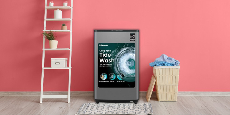 Máy giặt 10.5 Kg WT105GE30 thiết kế hiện đại, đáp ứng nhu cầu giặt giũ cho gia đình lớn