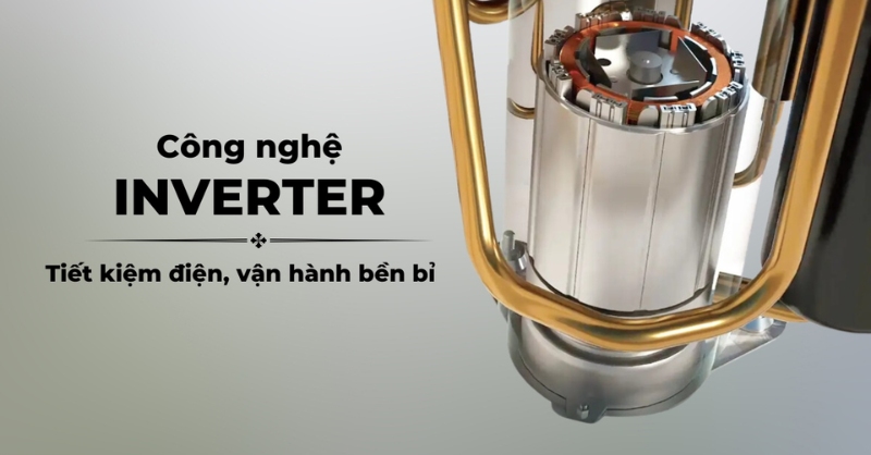 Công nghệ Inverter trên máy lạnh Aqua giúp vận hành êm ái