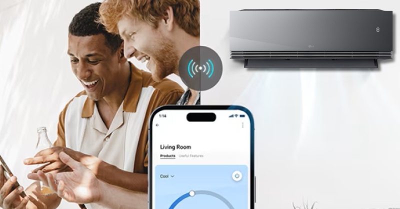 Kết nối và điều khiển điều hòa LG bằng ứng dụng LG ThinQ trên điện thoại