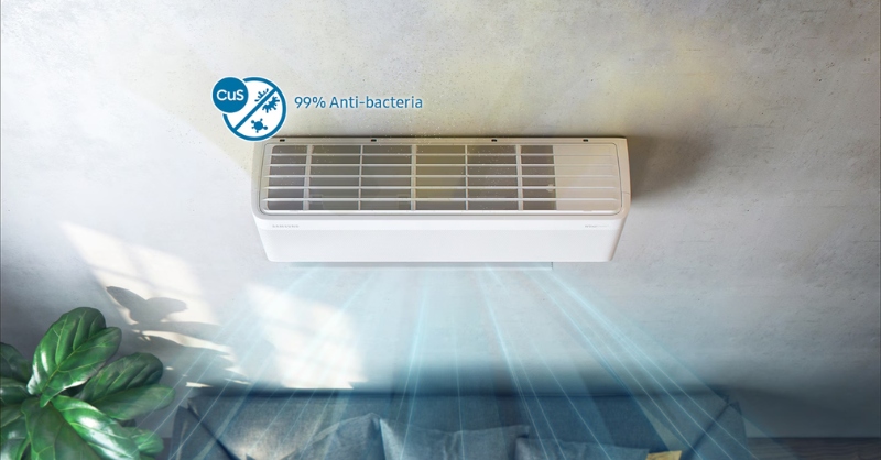 Lưới lọc Phân tử Đồng giúp máy lạnh sạch khuẩn, dễ dàng vệ sinh và duy trì hiệu suất