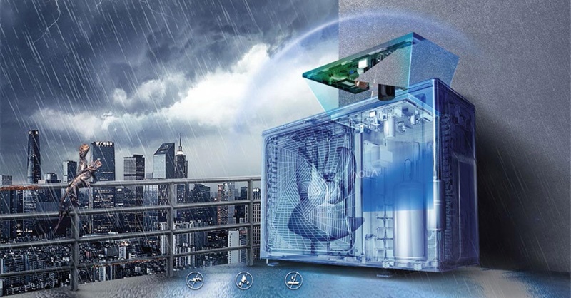 Máy lạnh Aqua trang bị bo mạch Hyper PCB bền bỉ ổn định