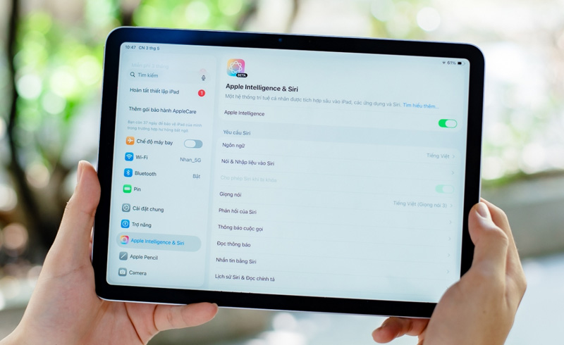 Apple Intelligence mở ra loạt tính năng AI hữu ích trên iPad Air M4
