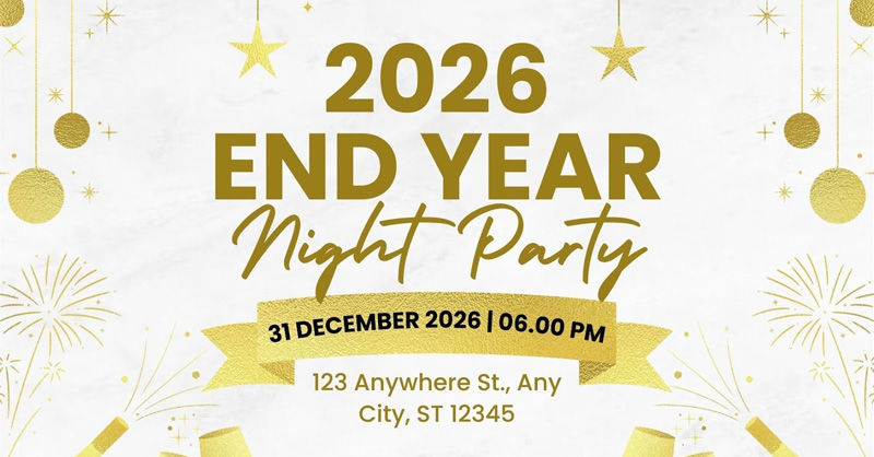 Mẫu thiệp mời Tất niên 2026 mà bạn nên tham khảo
