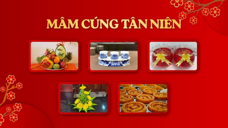 Mâm cúng Tân niên 2026 cho doanh nghiệp