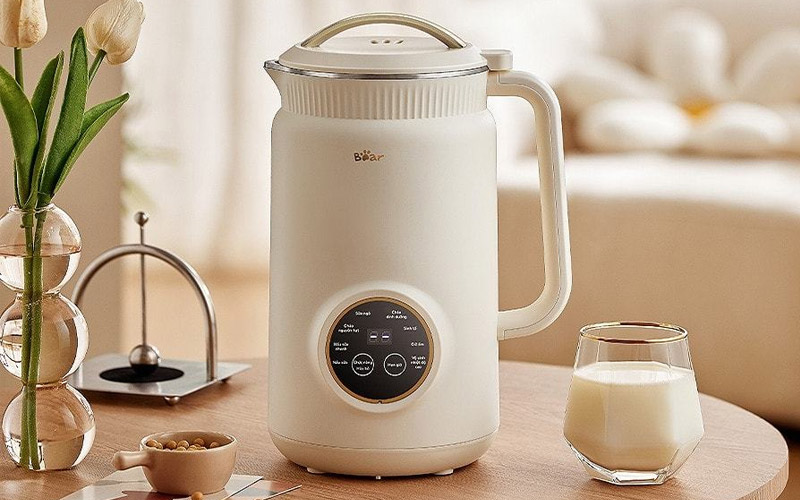 Máy làm sữa hạt chế biến nhanh chóng các loại sữa dinh dưỡng từ hạt