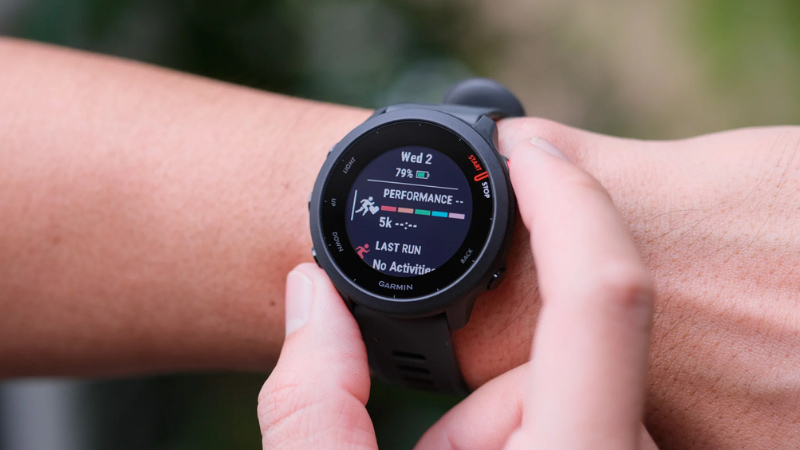 Đồng hồ chạy bộ Garmin Forerunner 55 Đen