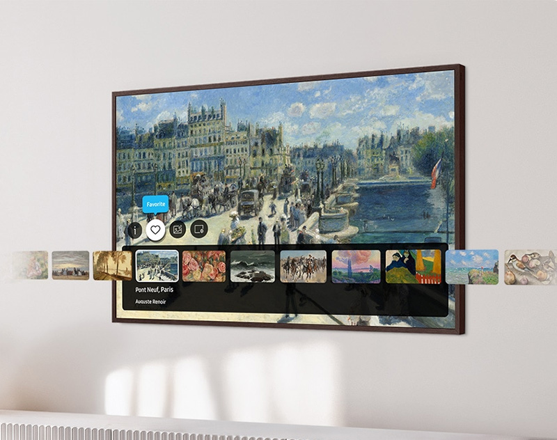 Chế độ tranh Art Mode: Bật lên là TV, tắt đi là tranh nghệ thuật