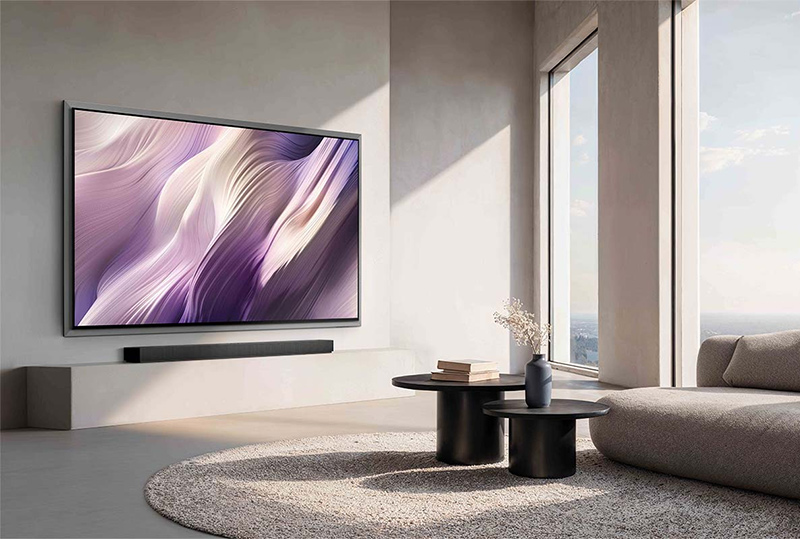 Tivi Samsung OLED 4K Vision AI 83 Inch QA83S95HX kích thước siêu lớn