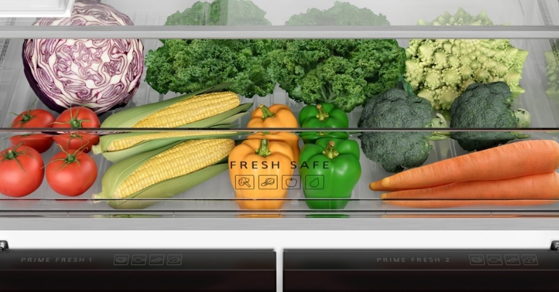 Ngăn rau củ Fresh Safe trên tủ lạnh Panasonic