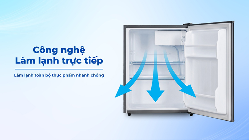 Tủ lạnh mới làm lạnh hiệu quả hơn với công nghệ làm lạnh trực tiếp