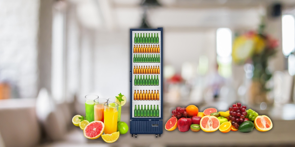 Tủ Mát Aqua 412 Lít AQS-AF520H 1 cửa, dung tích 412 lít