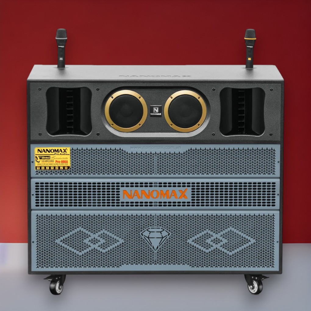 Thiết kế loa kéo Nanomax Pro 800A 3500W