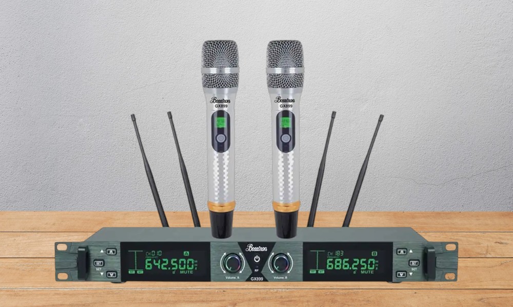 Thiết kế tối ưu, sang trọng và tiện dụng micro không dây Bossinon GX899