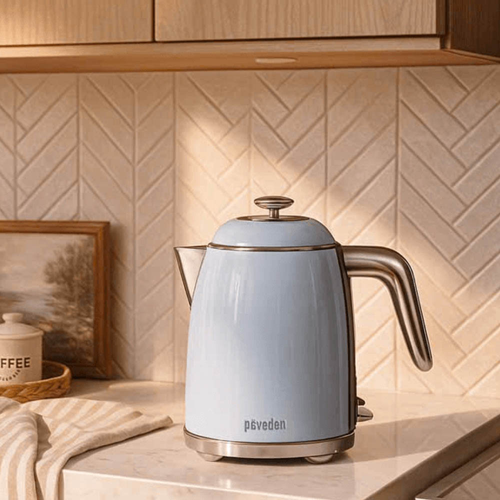 Ấm Đun Siêu Tốc Paveden PKT-1718BL mang phong cách retro cổ điển
