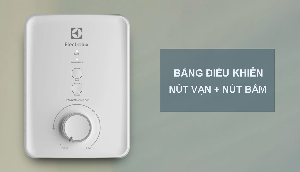 Bảng điều khiển kết hợp nút vặn và nút bấm phù hợp mọi đối tượng