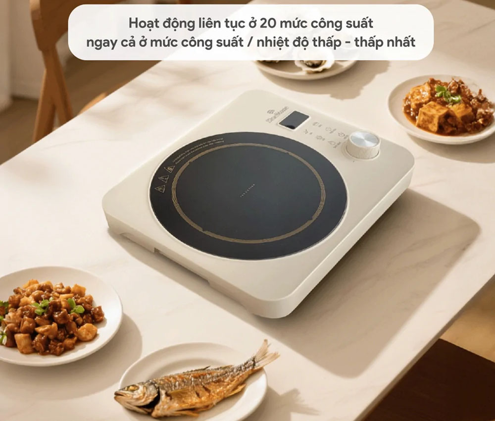 Bếp Từ Đơn ICB-6618 cho phép đun liu riu với lửa nhỏ