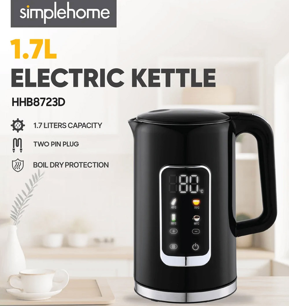 Bình Đun Siêu Tốc 2 Lớp HHB8723D có kiểu dáng hiện đại