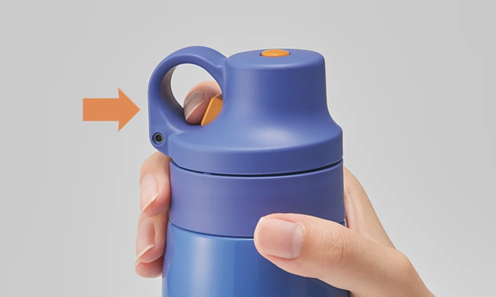 Dễ dàng mở nắp Bình Giữ Nhiệt Lưỡng Tính Tiger MCS-A501-AS