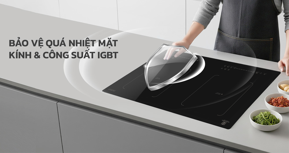 Cảm biến nhiệt bảo vệ quá nhiệt mặt kính và công suất IGBT