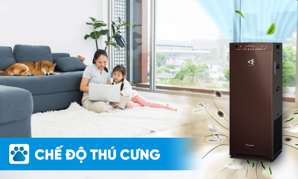 Chế độ thú cưng giúp không gian luôn sạch thoáng, dễ chịu