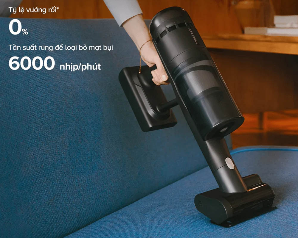 Đầu hút mini tích hợp động cơ có tần suất rung 6000 lần/phút